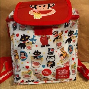 Paul Frank x Cup Noodles Colorful Cartoon Fabric backpack